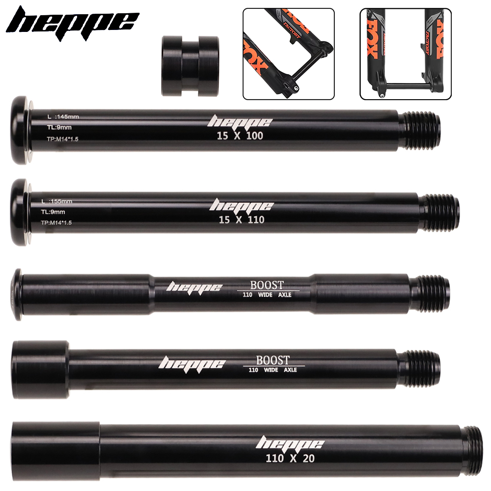 Dynamo Hub Front - HEPPE vélo 15x100/110 20x110 axe traversant