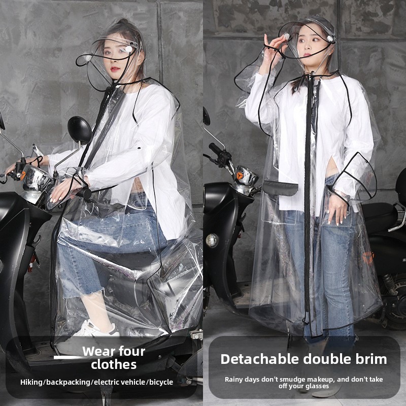 Poncho de pluie transparent en - Cycling Commute In Rain avis et prix