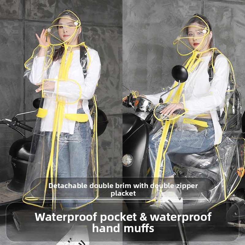 Poncho de pluie transparent en - Cycling Commute In Rain avis et prix