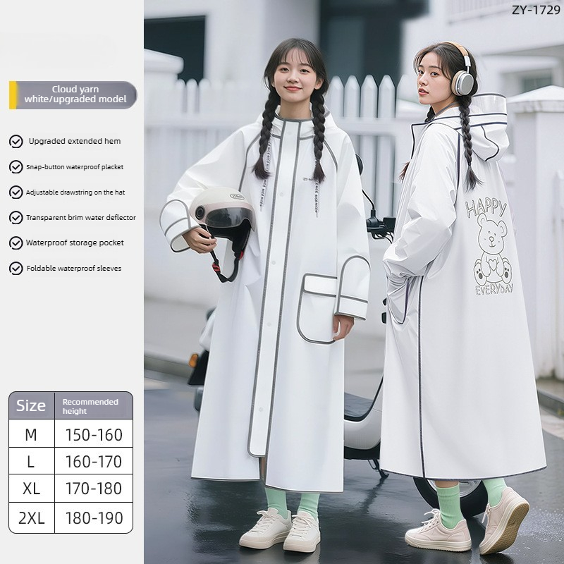 Poncho de pluie imperméable en - Cycling Commute In Rain avis et prix