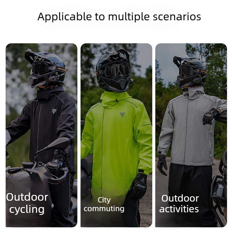 Ensemble imperméable pour moto - Cycling Commute In Rain avis et prix