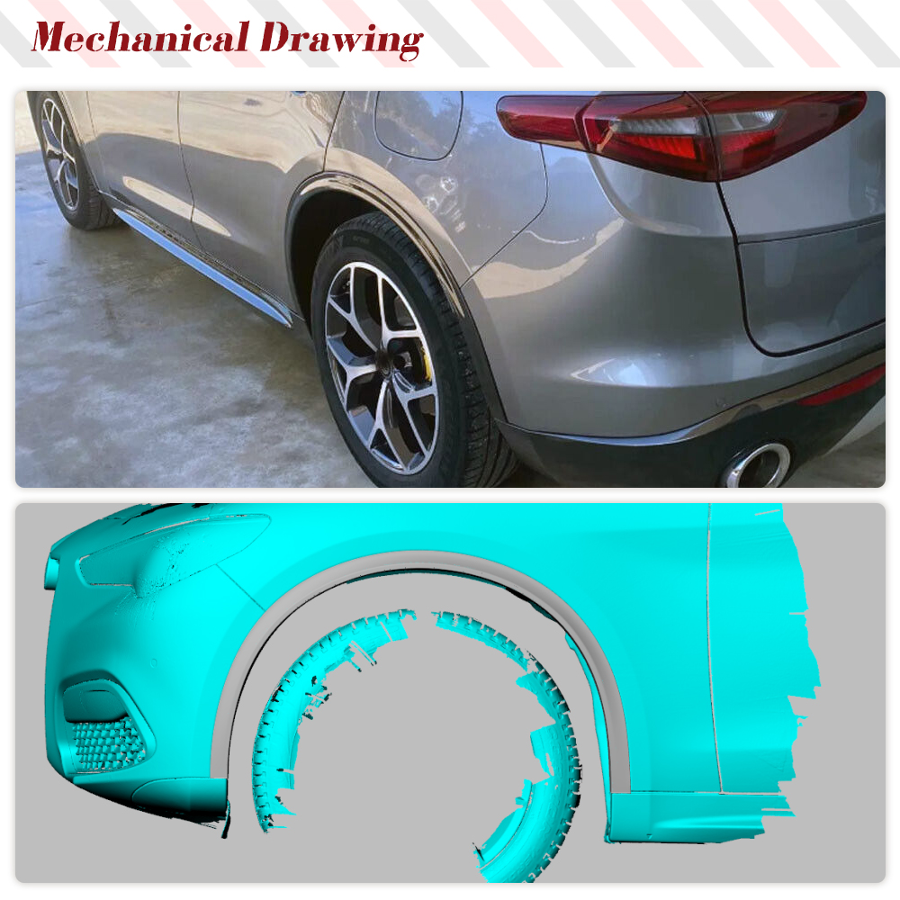 Arches de roue de voiture pour - Fender Mudguard Set avis et prix
